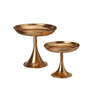 Metal Footed Pedestal Tray
