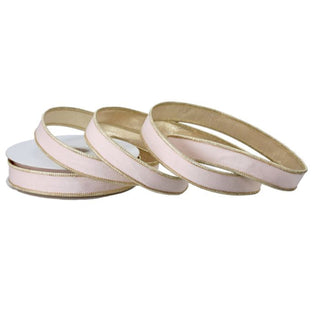 Blush Pink Velvet Pastel Ribbon with Edge, 1"X10YD