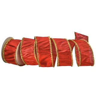 Metallic Dupion Tinsel Ribbon, 2.5"X10YD