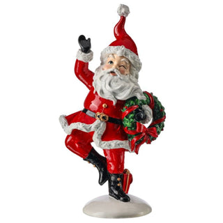 Resin Prancing Santa