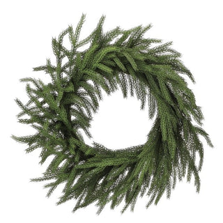 Real Touch Forest Norfolk Pine Wreath, 28"