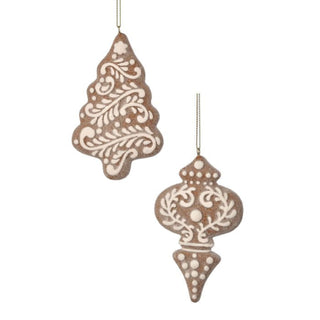 Gingerbread Tree & Finial Ornament