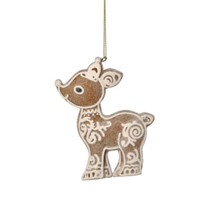 Gingerbread Deer Ornament