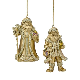 Delarobia Santa Ornament