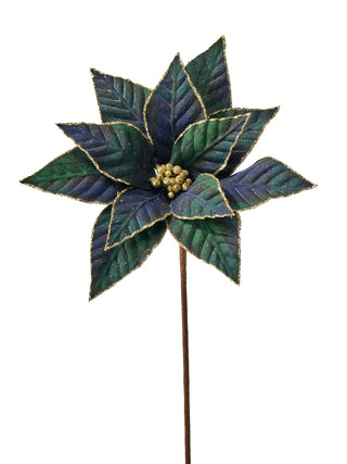 Gentlemen’s Plaid Poinsettia Pick