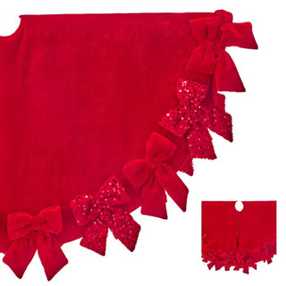 Velvet Bow Tree Skirt