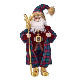 Gentleman Santa with Deer Staff