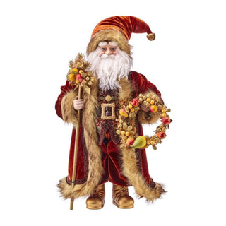 Charleston Santa with Fruit Wreath