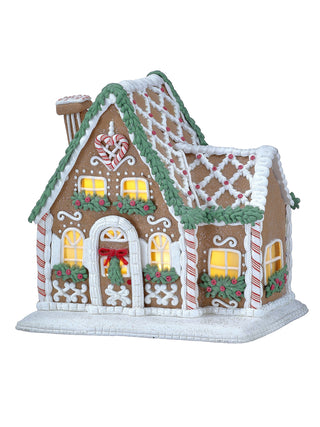 LED Gingerbread Village House