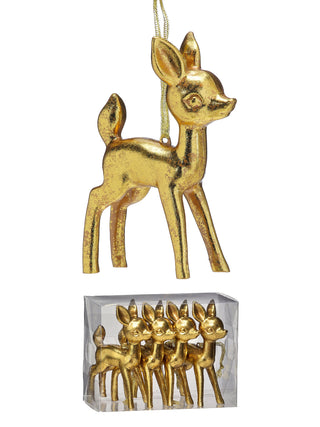 Retro Deer Ornament Box Set