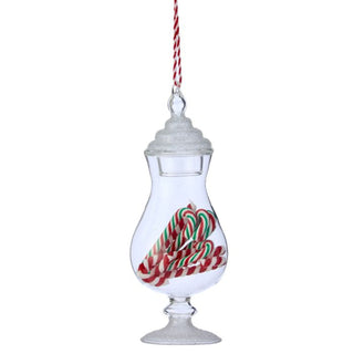 Candy Cane Jar Ornament