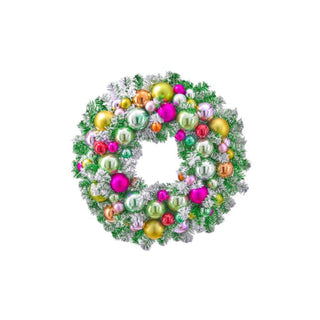 Retro Ornament Snow Wreath