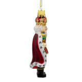 Noble Gems™ Glass King Nutcracker Ornament
