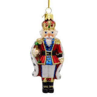 Noble Gems™ Glass King Nutcracker Ornament