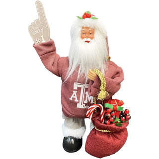 Texas A&M Musical Animated Santa, 12"