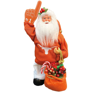 Texas Longhorn Musical Animated Santa