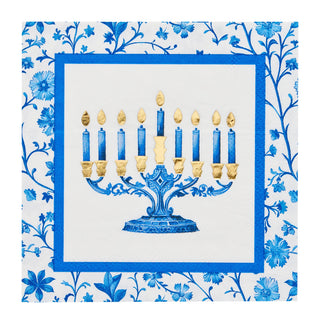 Hanukkah Toile Cocktail Napkins