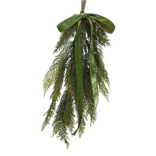 Olive Green Reveuse Velveteen Ribbon, 1" X 10YD