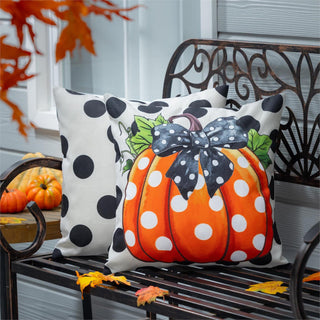 Patterned Pumpkins Pillow