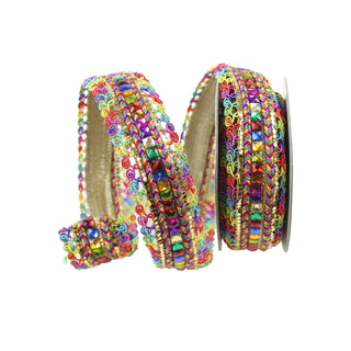 Multi Sequin Ribbon, 1.5" X 10YD