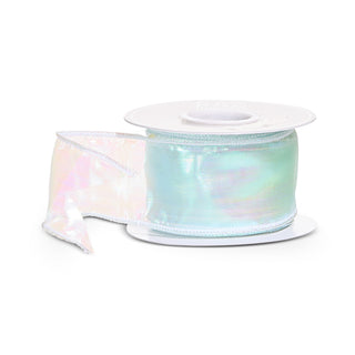 White Iridescent Ribbon, 2” X 10YD