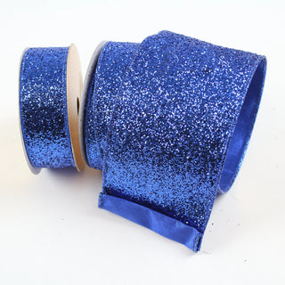 Royal Blue Glitter Magic Ribbon, 1.5" X 10YD