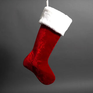 Red and White Santa Stocking, 24"