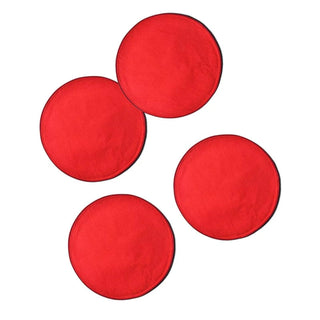 Color Block Round Placemat Red Set