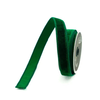 Emerald Green Velvet Ribbon, .75" X 10YD