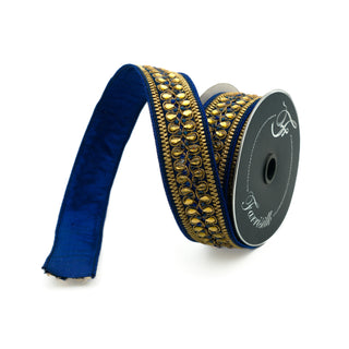 Navy Blue King Edward Ribbon, 1.5" X 5YD