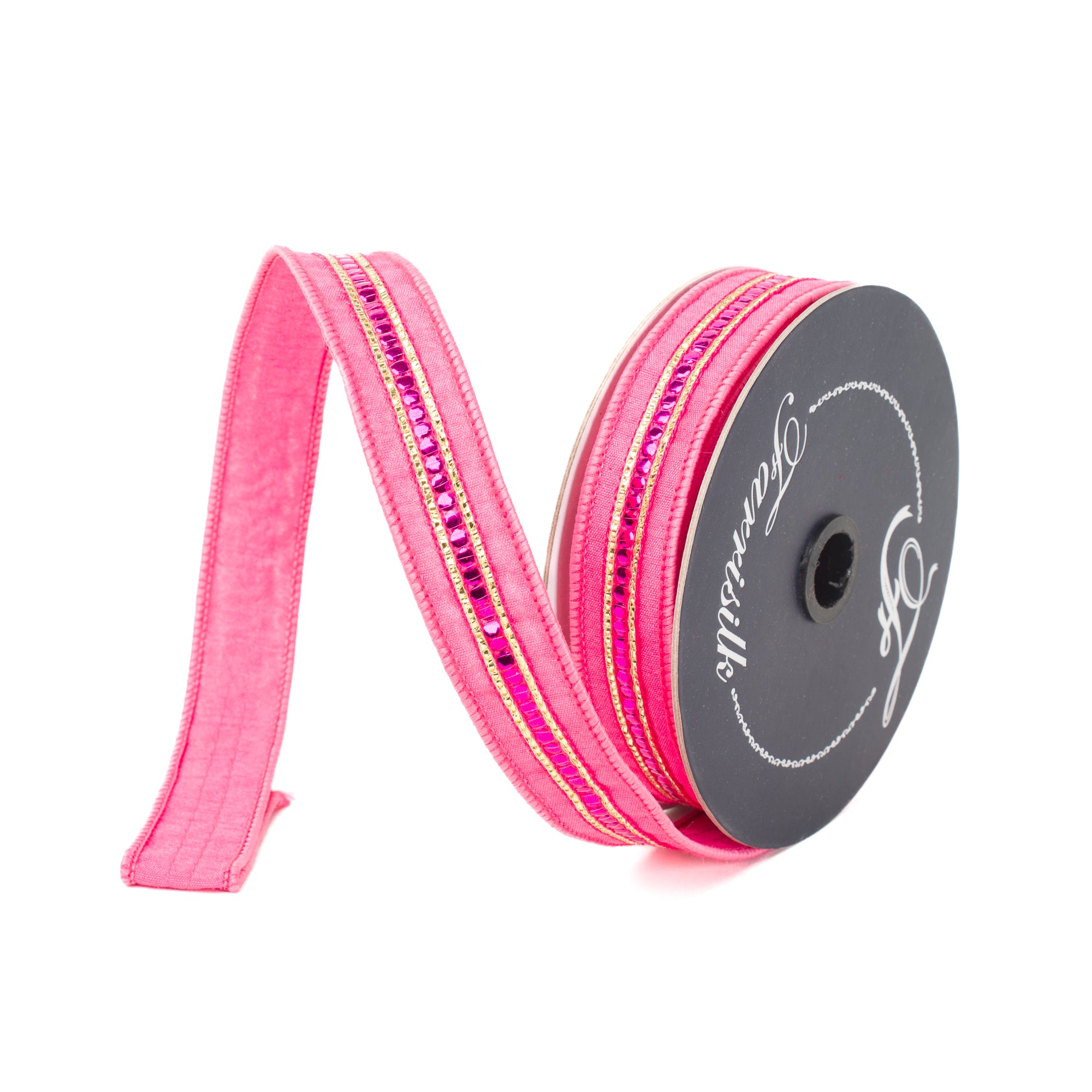 Bubblegum Twinkle Trim Ribbon, 1