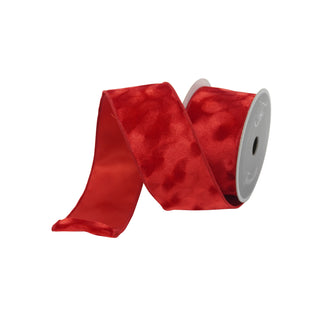 Red Silken Ribbon, 2.5" X 10YD