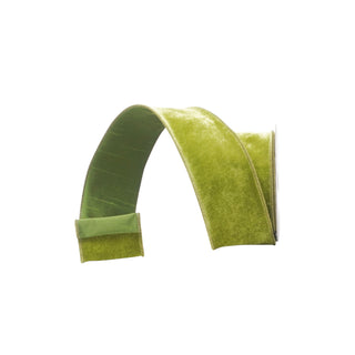 Forest Green Velveteen Ribbon, 2.5" X 10YD
