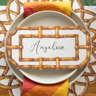 Rattan Weave Placemat Set