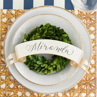 Rattan Weave Placemat Set