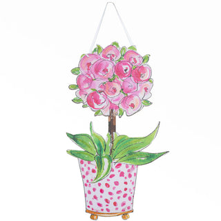 Beck’s Pink Rose Door Hanger