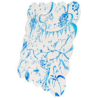 Scallop Blue Chinoiserie Display Board