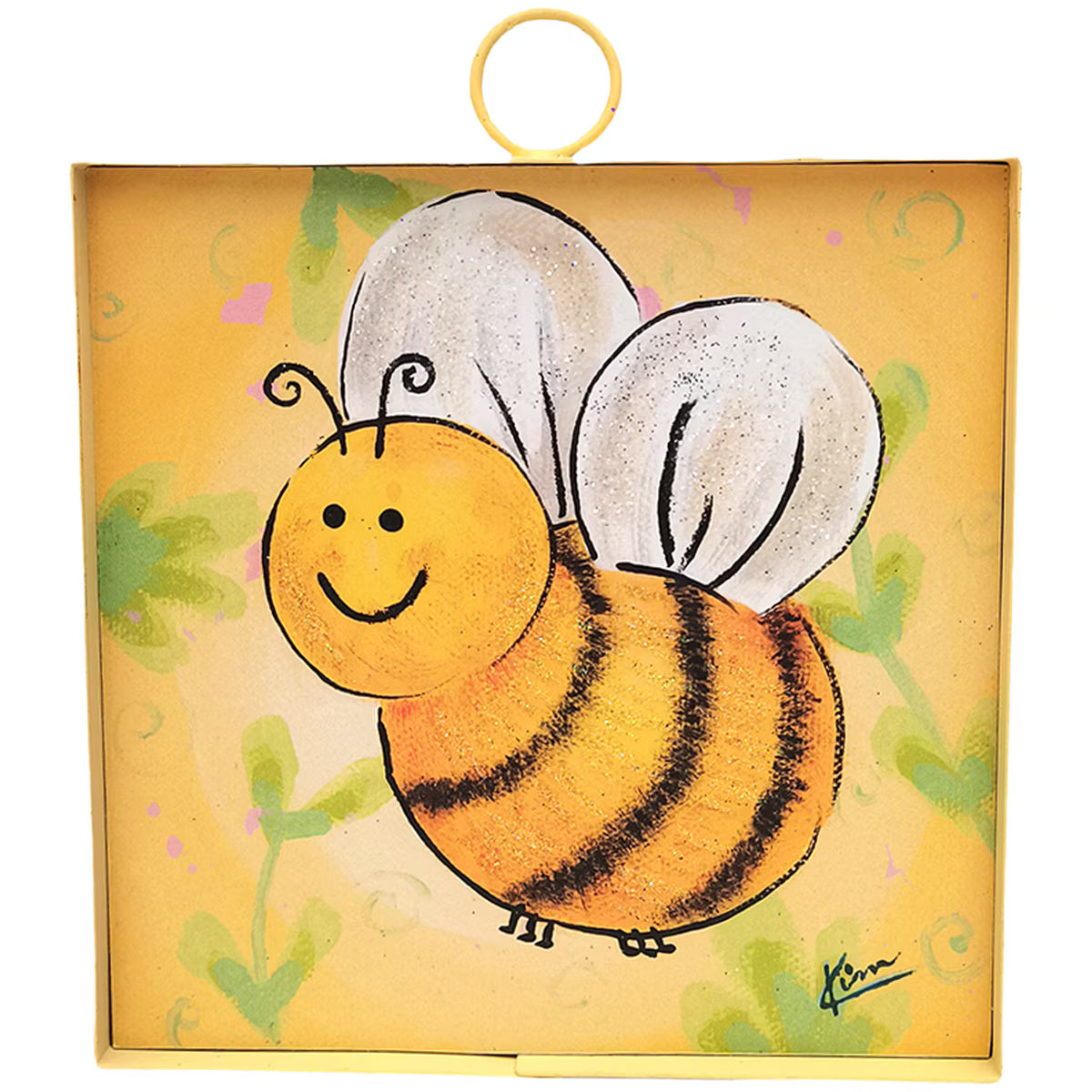 The Round Top Collection – Tavola Espositiva Grigia E Crema In Metallo – 30,5 X 30,5 Cm