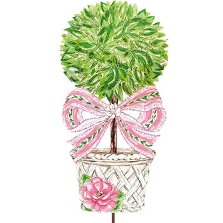 Beck’s Wild Poppies Ficus Topiary