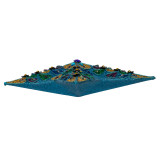 Peacock Color Tree Topper