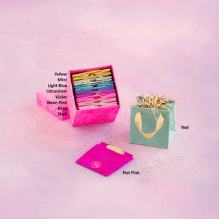 Small Patisserie Flocked Gift Bag by Glitterville