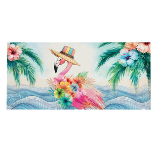 Palm Beach Floral Flamingo Sassafras Switch Mat