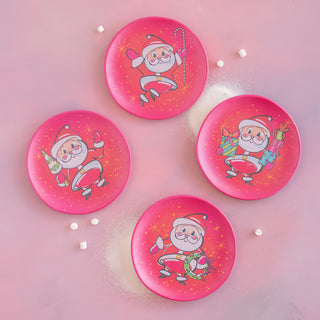 Baby Papa Noel Plate by Glitterville