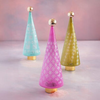 Fetched Etched Cut Glass Tree by Glitterville