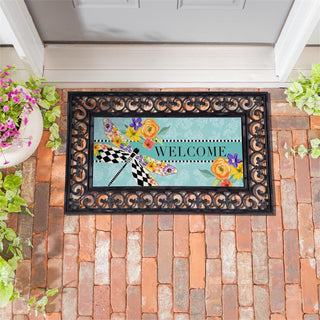 Courtly Check Dragonfly Sassafras Switch Mat