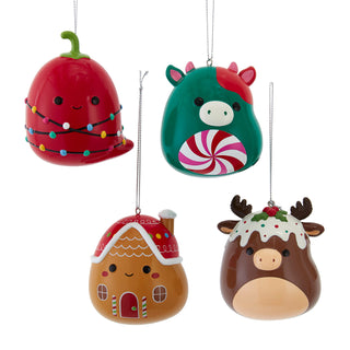 Squishmallows® Ruben, Casa, Christo & Maurice Ornament