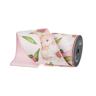 Blush Easter Egg Hunt Ribbon, 4" X 10YD