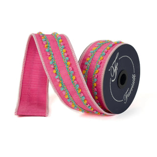 Bubblegum Sherbert Puffs Ribbon, 2" X 10YD