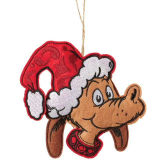 Max in Santa Hat Ornament, Dept. 56