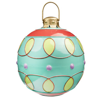 Merry & Bright Turquoise 3D Ornament